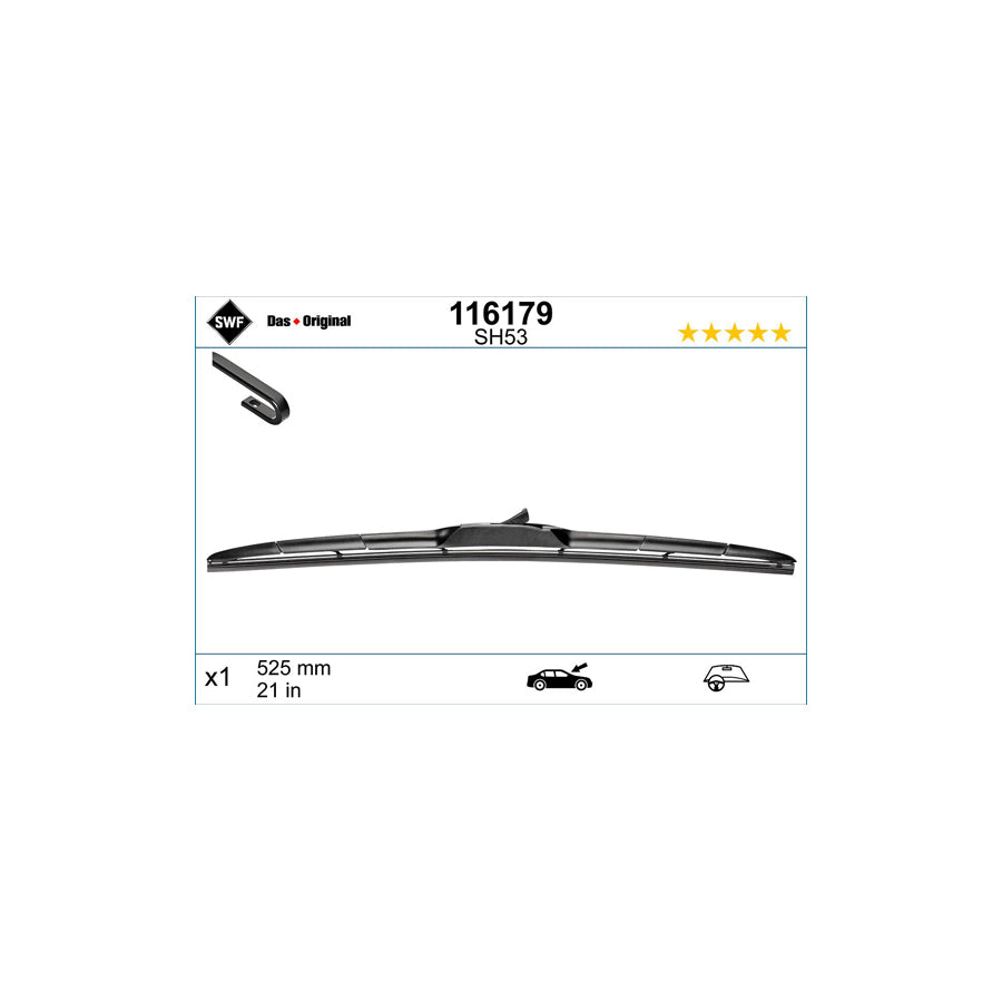 Swf Hybrid 116179 Wiper Blade | Duco Car Parts UK Car Parts