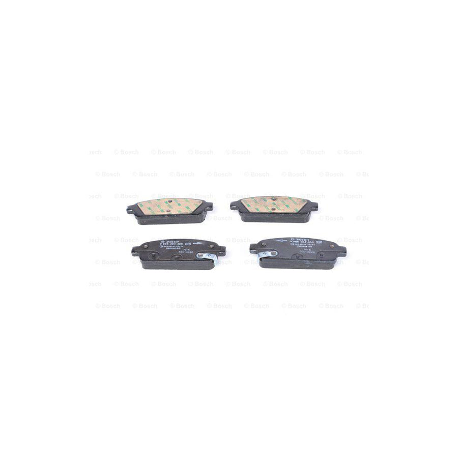 Bosch 0986494435 Brake Pad Set With Acoustic Wear Warning With Anti Squeak Plate With Mounting Manual BP1357