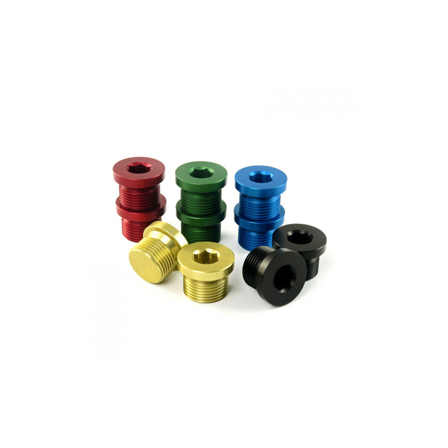 HEL BMW N54 N55 S55 Solid Billet Aluminium Oil Thermostat Housing Plugs (Inc. 335i, 435i, M3 & M4)