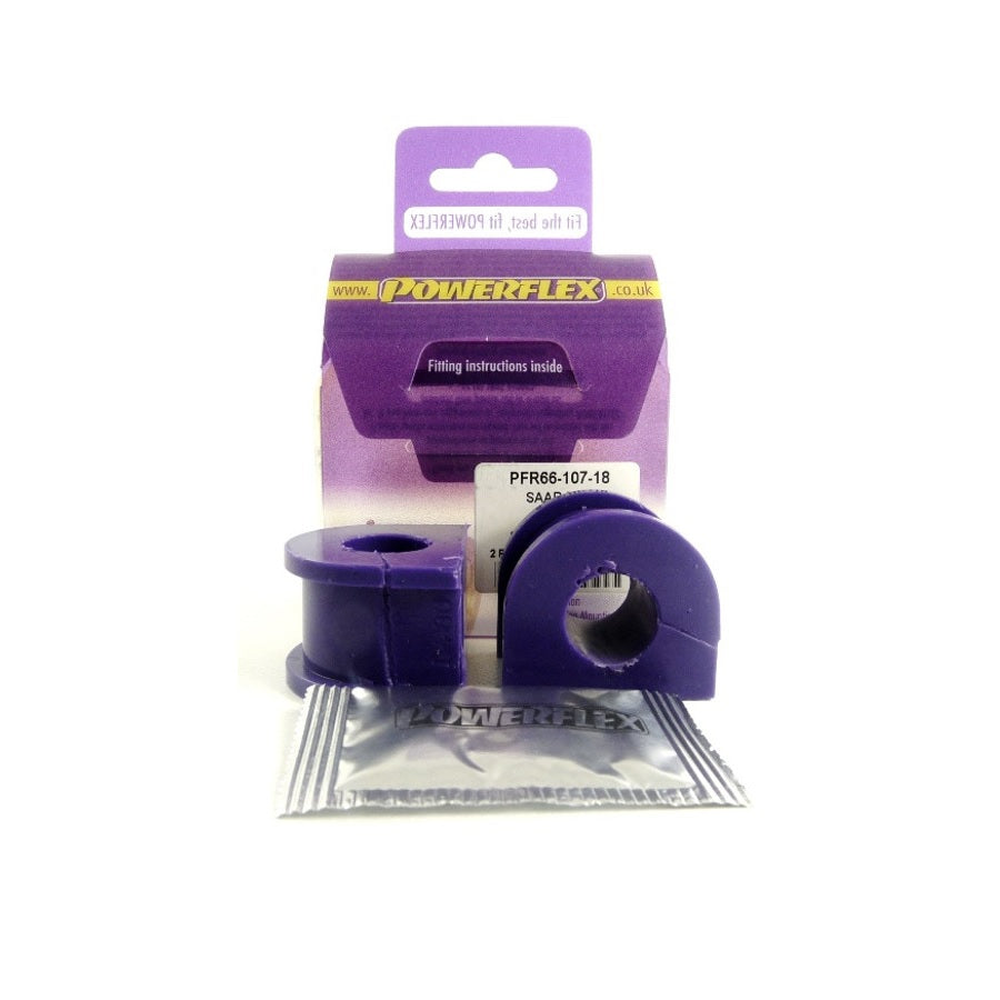 Powerflex PFR66-107-18 Saab 9000 Rear Anti Roll Bar Bush 18mm | Duco Car Parts UK Car Parts