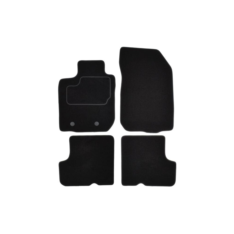 MAMMOOTH A041 DAC16 PRM 01 Floor mat set for DACIA Duster Off-Road Textile, Front and Rear, Quantity: 4, Black