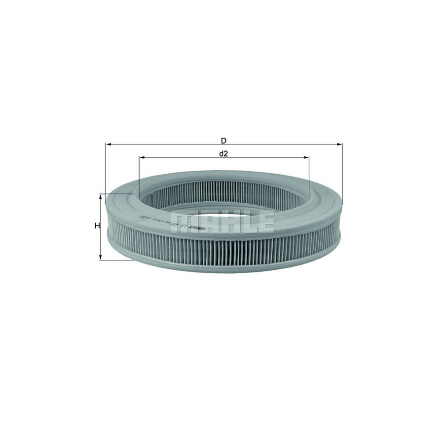 MAHLE ORIGINAL LX 431 Air Filter Filter Insert