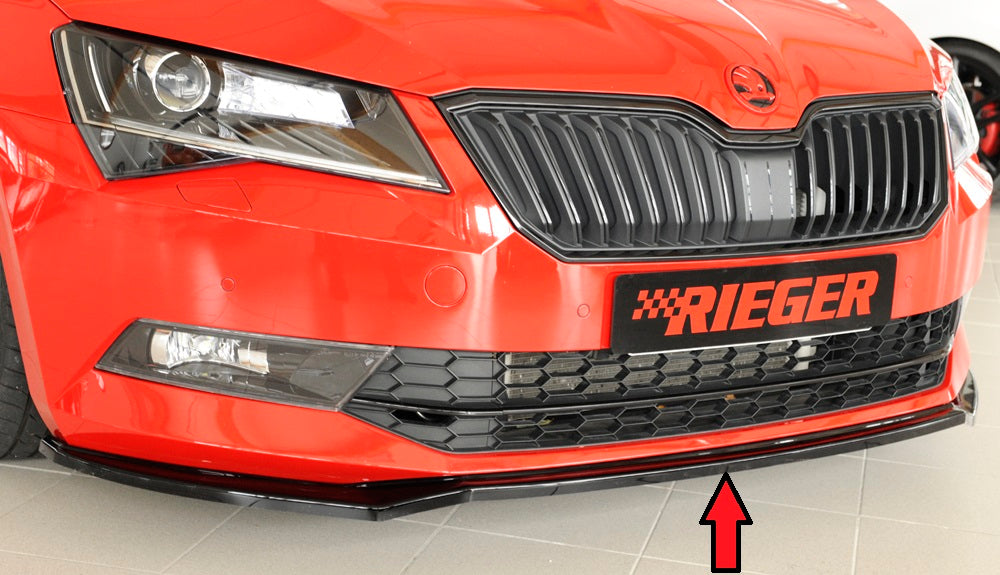Rieger 00088149 Skoda 3T 3V Superb III Front Splitter