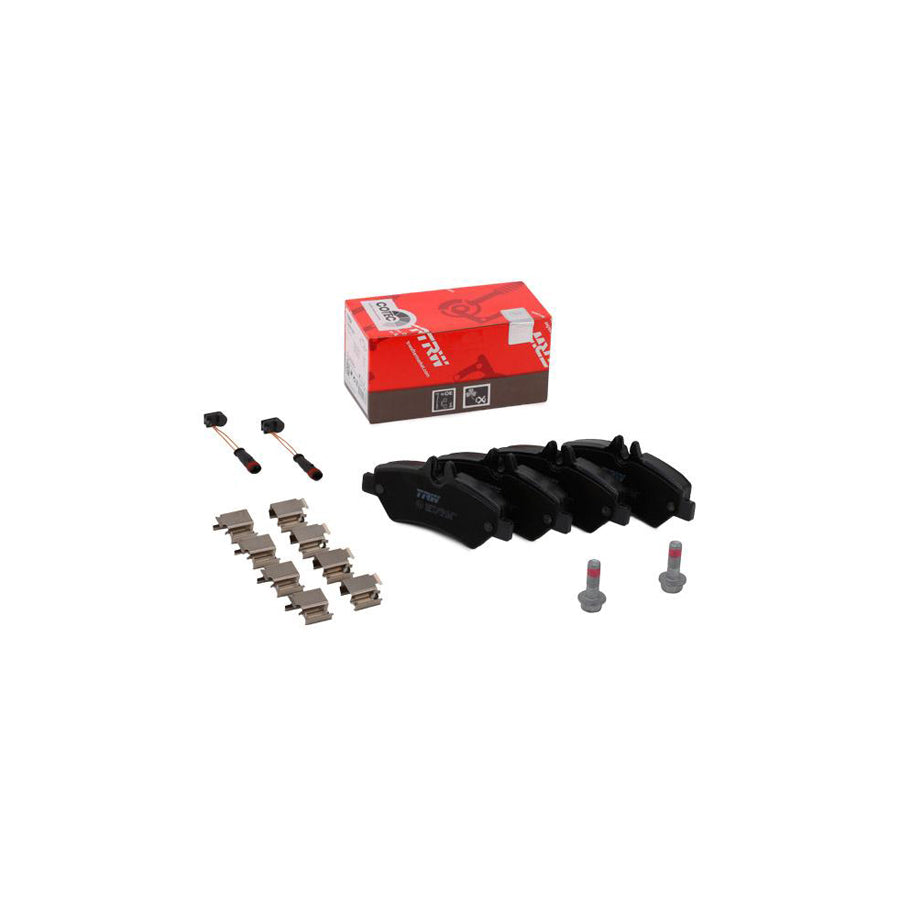 TRW Cotec Gdb1697 Brake Pad Set Prepared For Wear Indicator With Brake Caliper Screws With Accessories