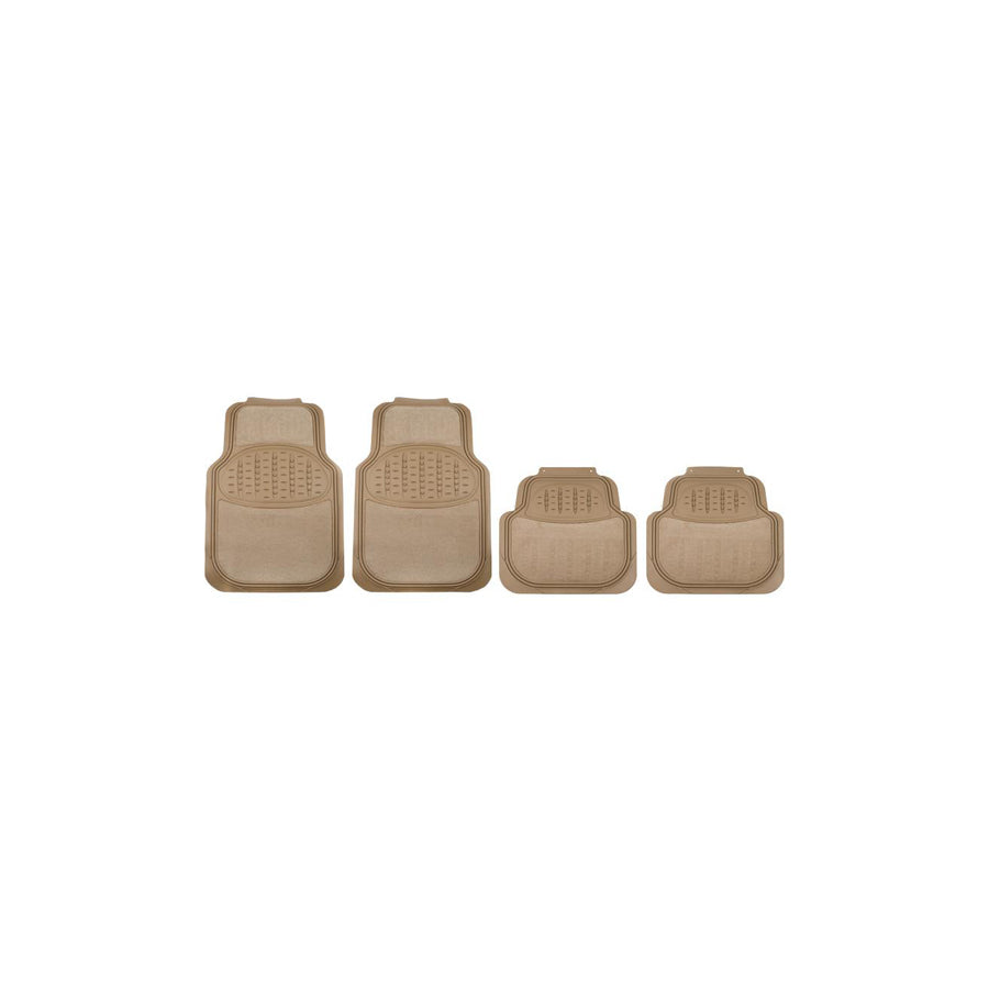HEYNER Universal fit, ProtectionStar Pro 731250 Floor mat set Elastomer, Front and Rear, Quantity: 4, Beige