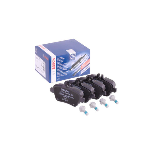 Bosch 0986494664 Brake Pad Set With Anti Squeak Plate With Bolts Screws With Accessories BP1509