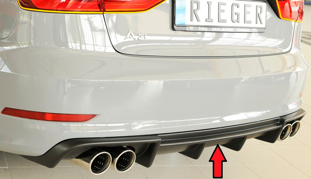Rieger 00056808 Audi 8V A3 Rear Diffuser