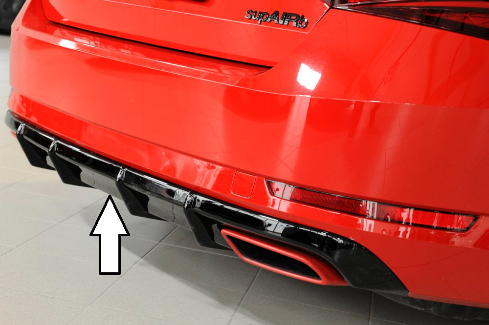 Rieger 00088151 Skoda 3T 3V Superb III Rear Diffuser