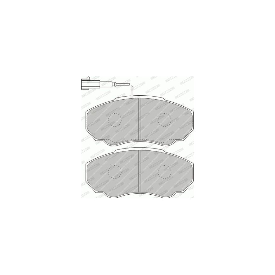 Ferodo Premier Eco Friction Fvr1478 Brake Pad Set Incl Wear Warning Contact With Accessories