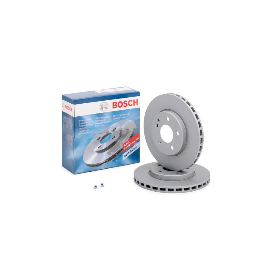 BOSCH 0 986 479 234 Brake Disc Vented Coated High carbon with bolts screws