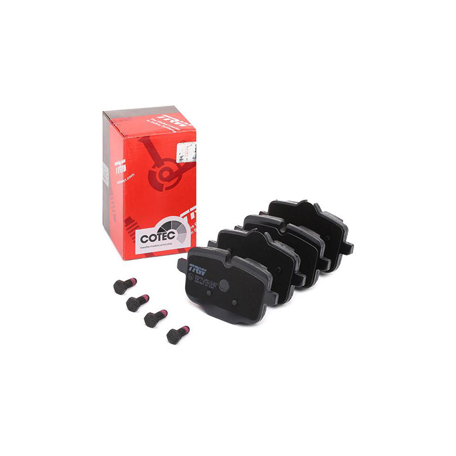 TRW Cotec Gdb1869 Brake Pad Set Prepared For Wear Indicator With Brake Caliper Screws With Accessories
