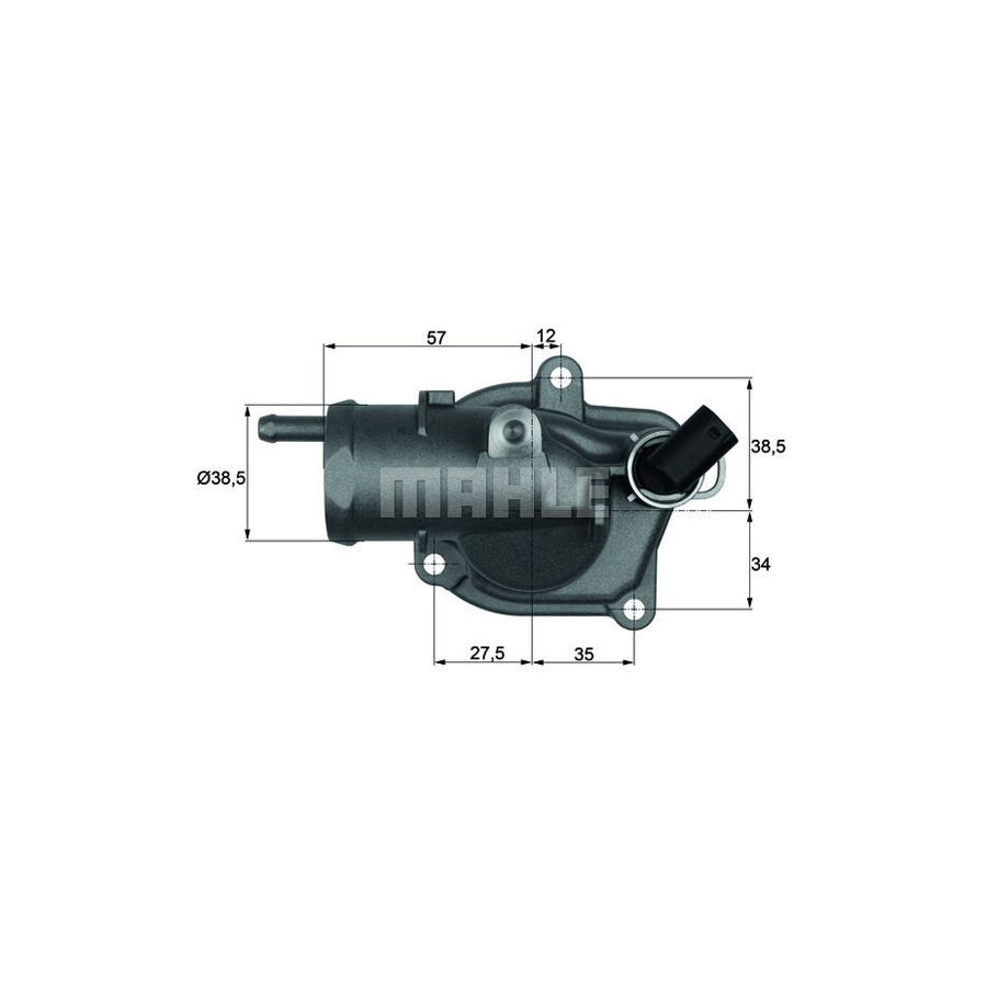 MAHLE ORIGINAL TI 58 85 Engine thermostat Opening Temperature: 85°C, with seal