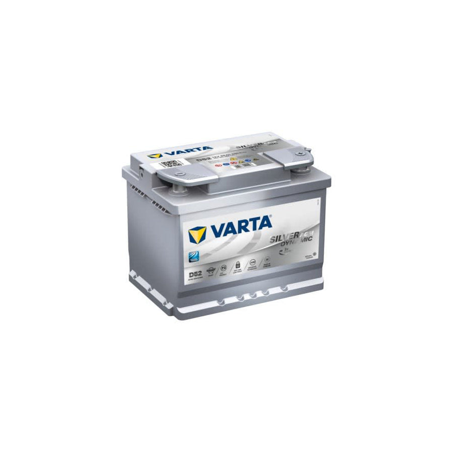 Varta D52 Silver Dynamic AGM Car Battery: Type 027 | Duco Car Parts UK Car Parts