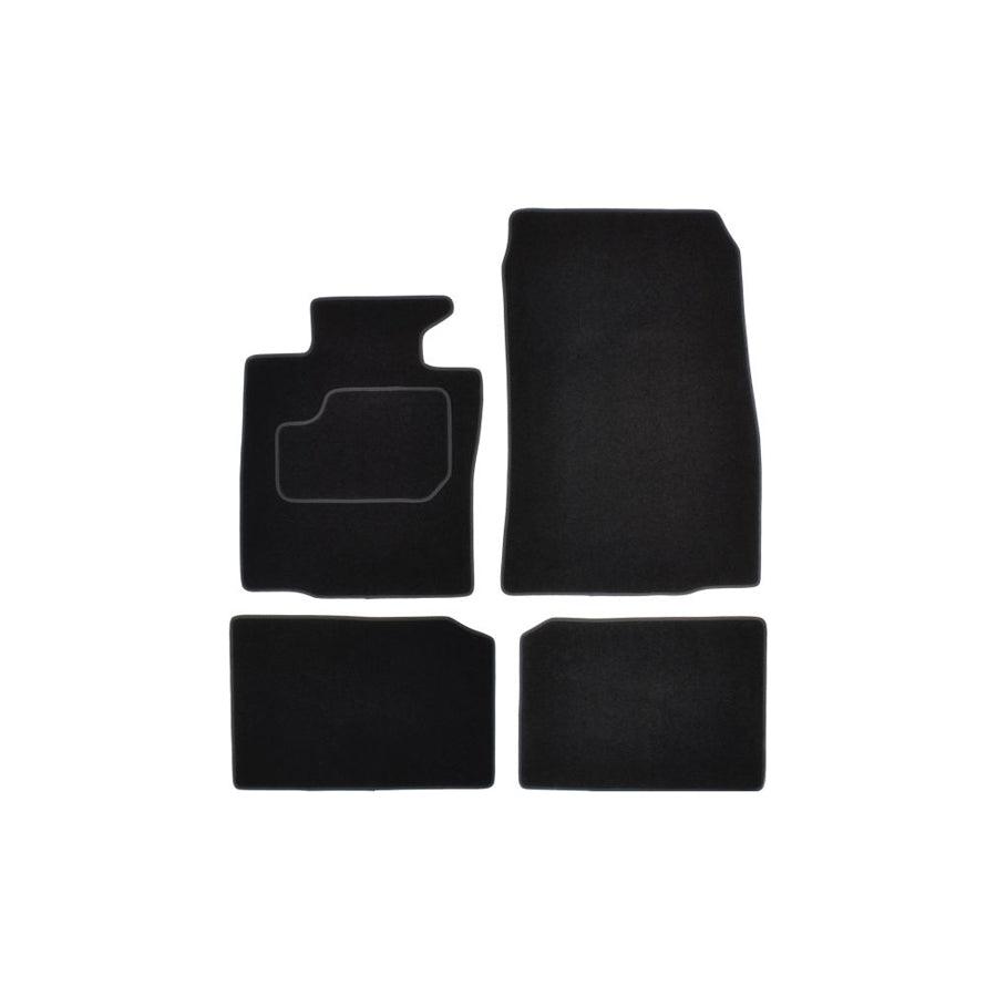 MAMMOOTH A041 MIN40 PRM 01 Floor mat set for MINI Countryman (R60) Textile, Front and Rear, Quantity: 4, Black