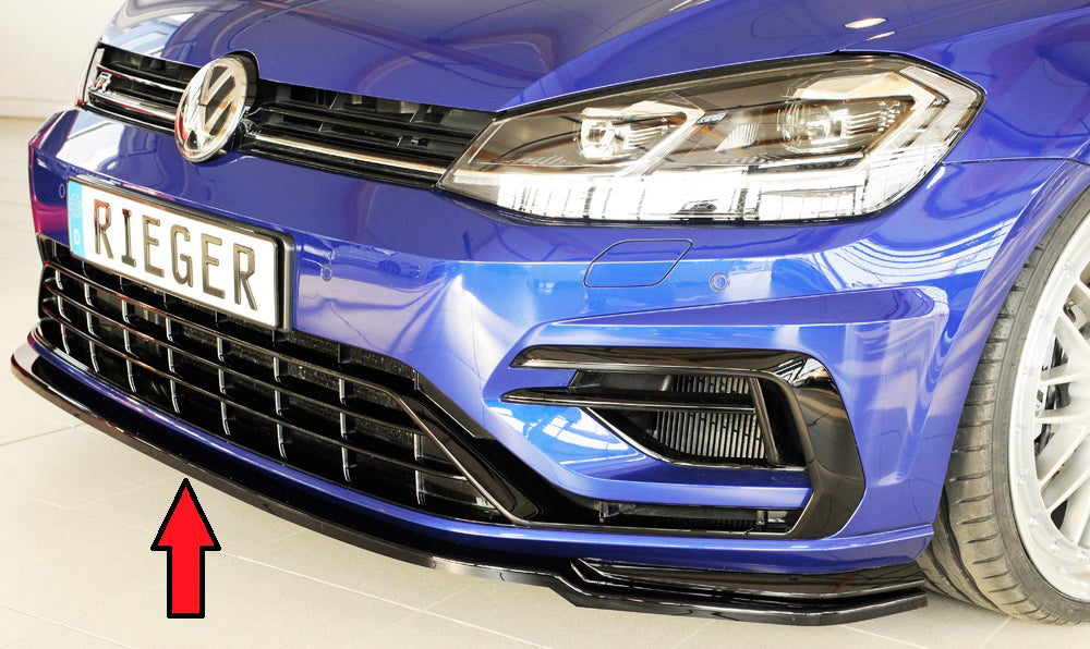 Rieger 00088150 VW Mk7 Mk7-Line Golf R Front Splitter