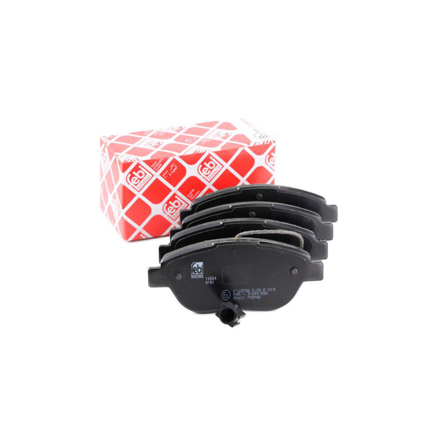 Febi Bilstein 16554 Brake Pad Set Front Axle Incl Wear Warning Contact