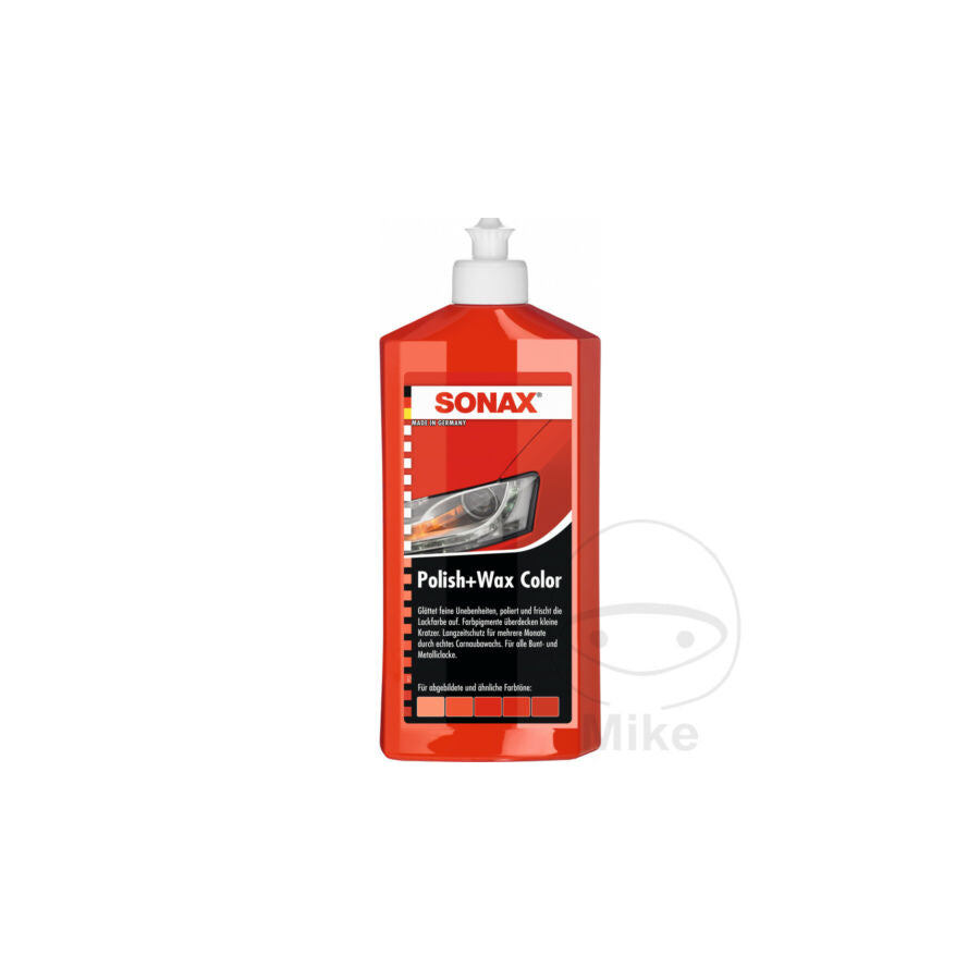 Sonax Polish + Wax COLOR Red 500ml | ML Performance Car Care
