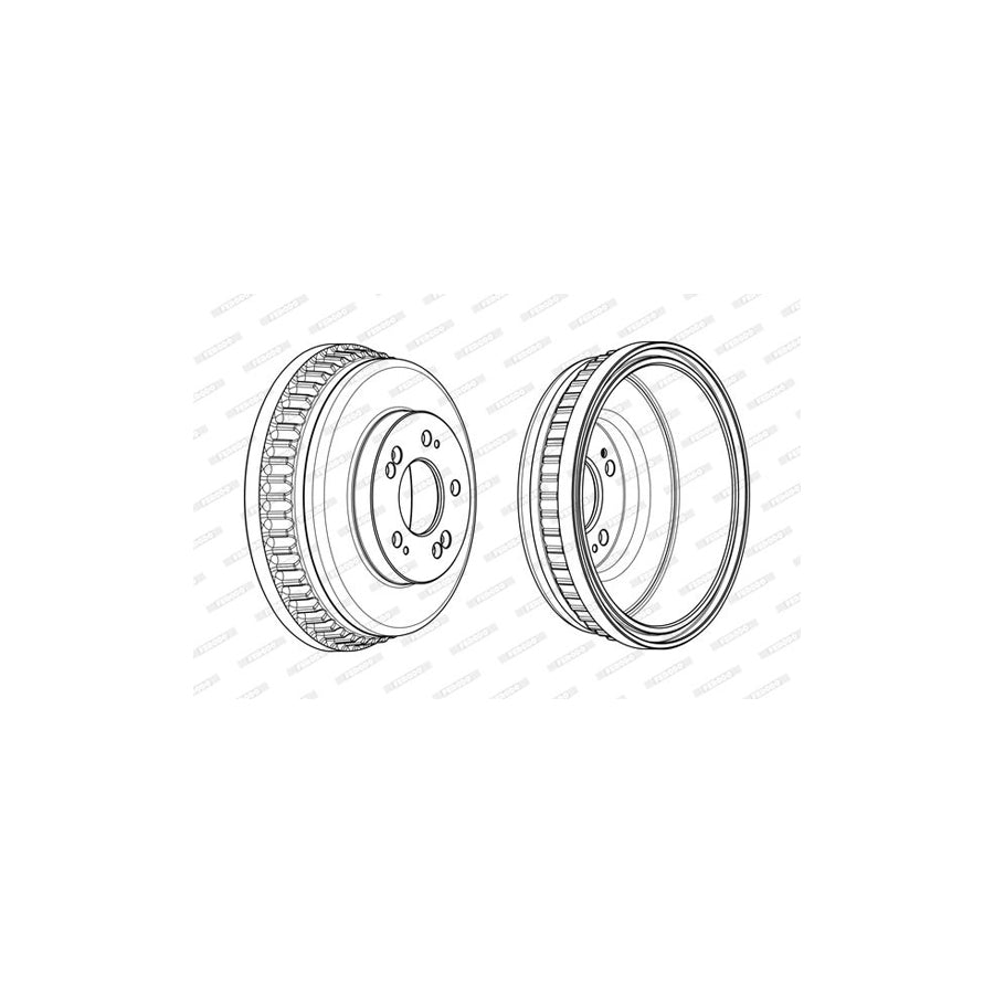 Ferodo Sl Fsl712 Brake Pad Set With Acoustic Wear Warning