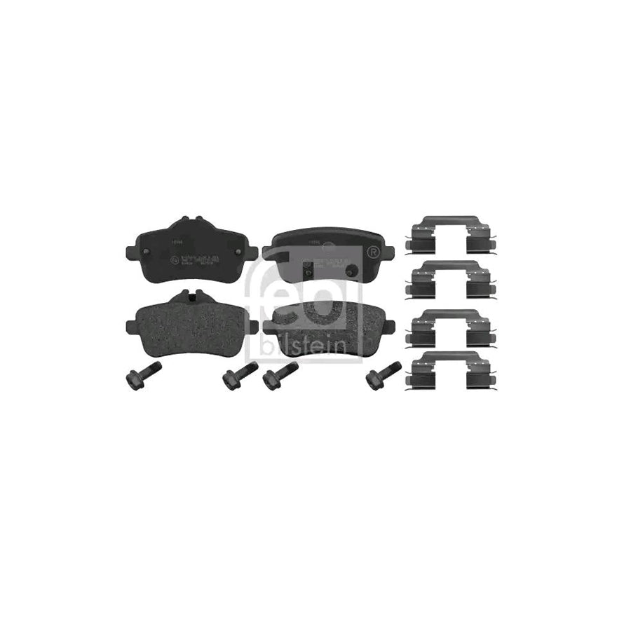 Febi Bilstein 16990 Brake Pad Set Rear Axle With Attachment Material