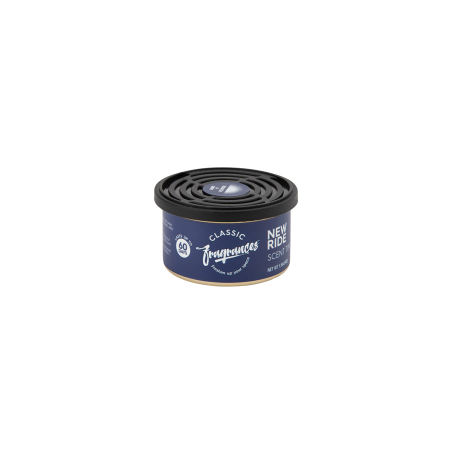 Designer Fragrances Scent Tin Car Air Freshener - New Ride