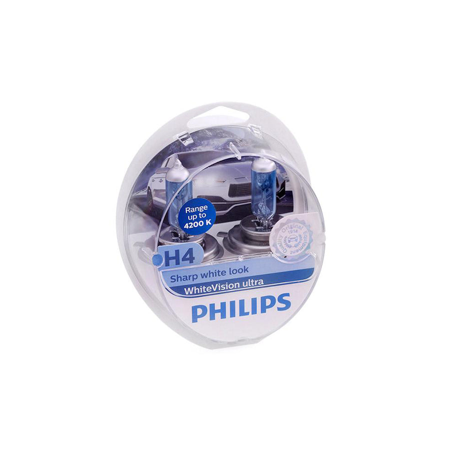 PHILIPS 12342WVUSM Bulb, spotlight H4 12V 60/55W P43t-38 4200K Halogen