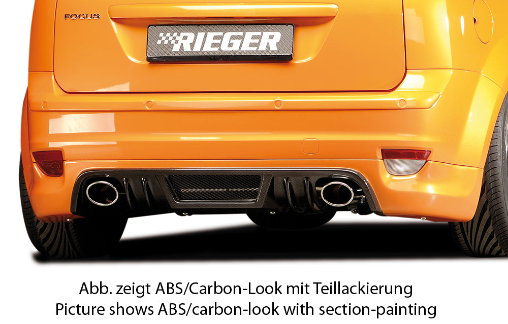 Rieger 00099101 Ford Focus 2 Rear Diffuser