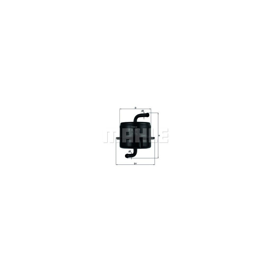 MAHLE ORIGINAL KL 521 Fuel filter In-Line Filter