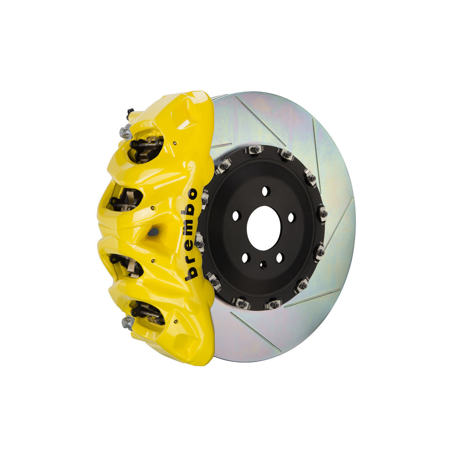 Brembo 1Q2.9602A Cadillac Chevrolet GMC Front GT 8-Pistons Slotted 2-piece Big Brake Kit 412x38mm (Inc. Escalade, Avalanche, Sierra, Yukon)