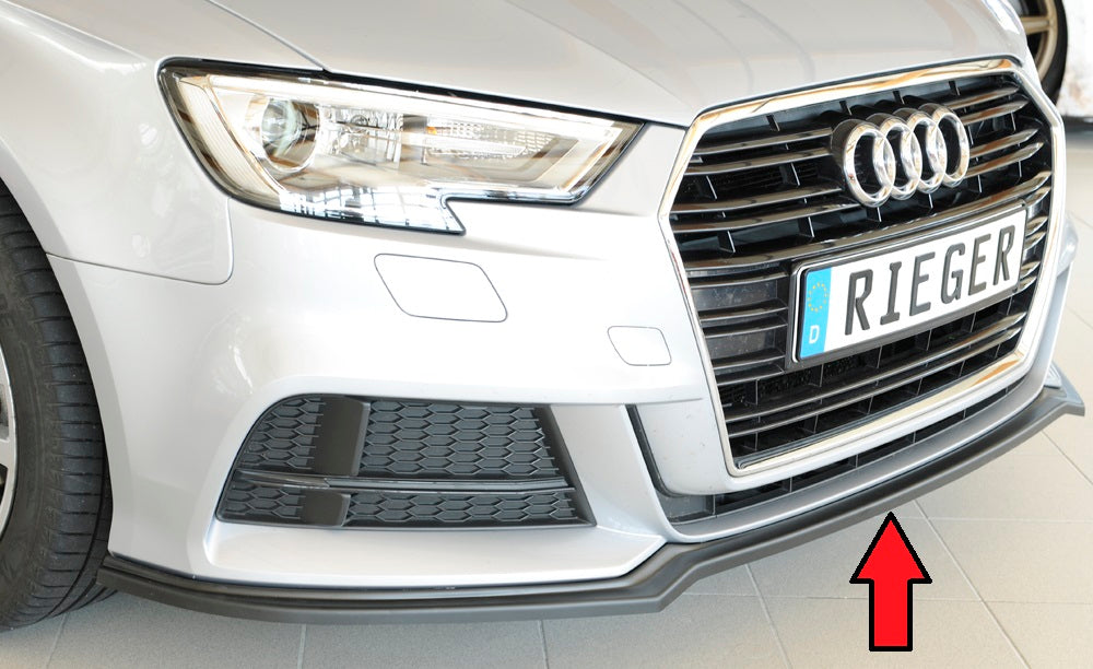 Rieger 00056812 Audi 8V Front Splitter (A3 & S3)