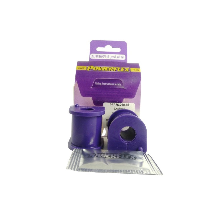 Powerflex PFR66-210-15 Vauxhall - Opel Saab Rear Anti Roll Bar Bush 15mm (Inc. Vectra B & 9-5) | Duco Car Parts UK Car Parts