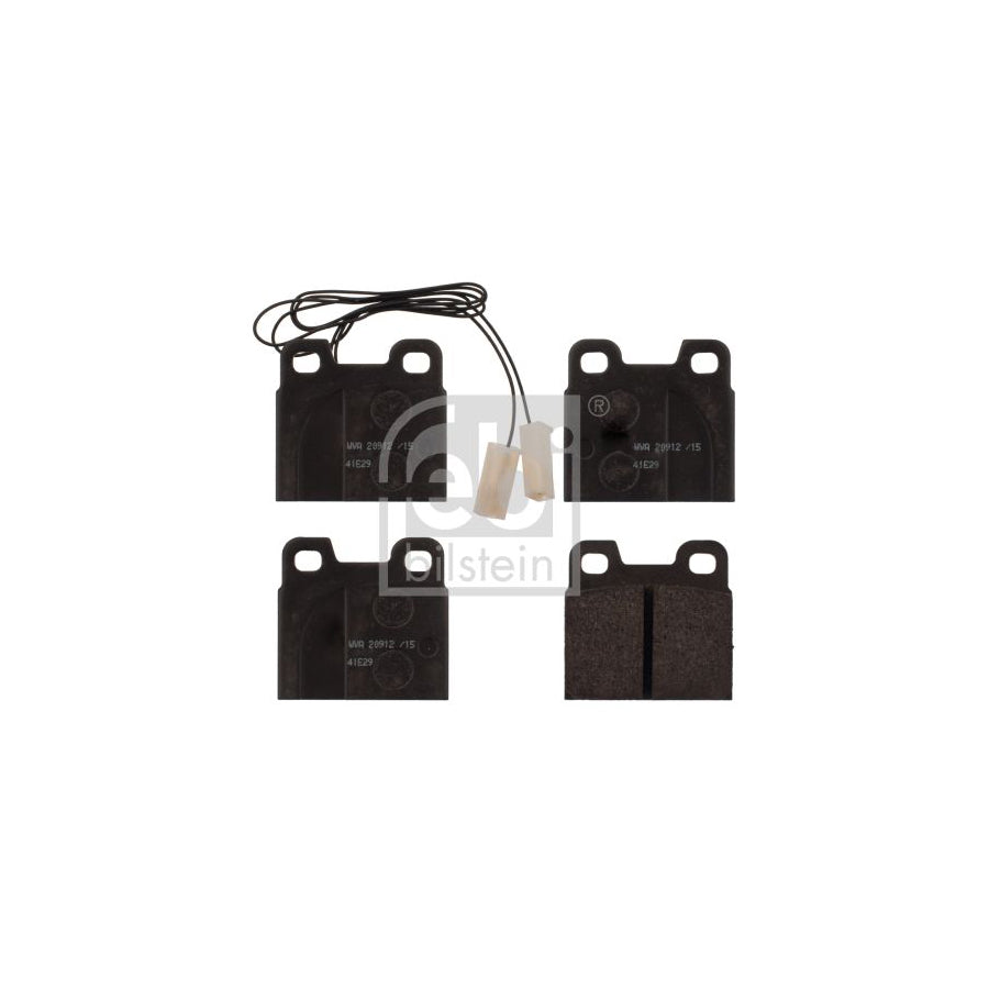 Febi Bilstein 116001 Brake Pad Set For Alfa Romeo Rz Convertible Rear Axle Incl Wear Warning Contact
