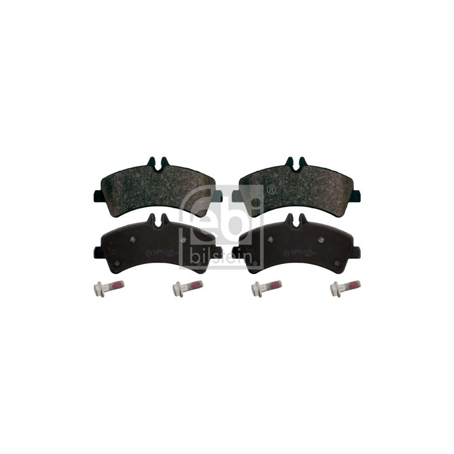 Febi Bilstein 16709 Brake Pad Set Rear Axle Prepared For Wear Indicator With Fastening Material