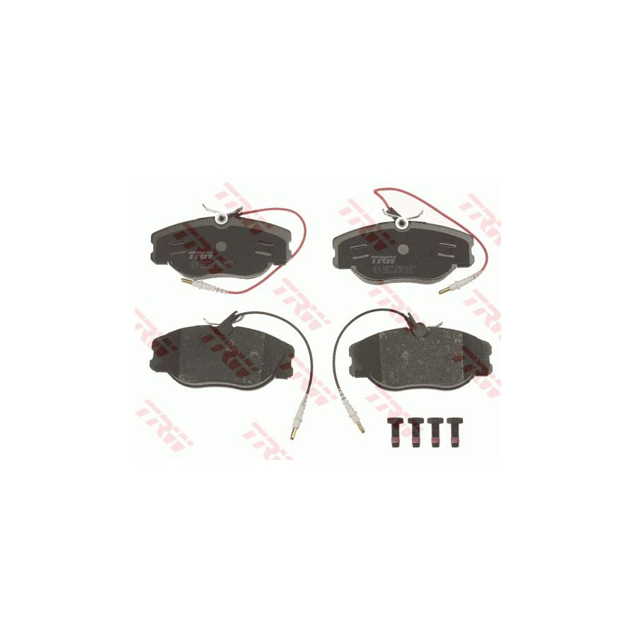 TRW Cotec Gdb1148 Brake Pad Set Incl Wear Warning Contact With Brake Caliper Screws With Accessories