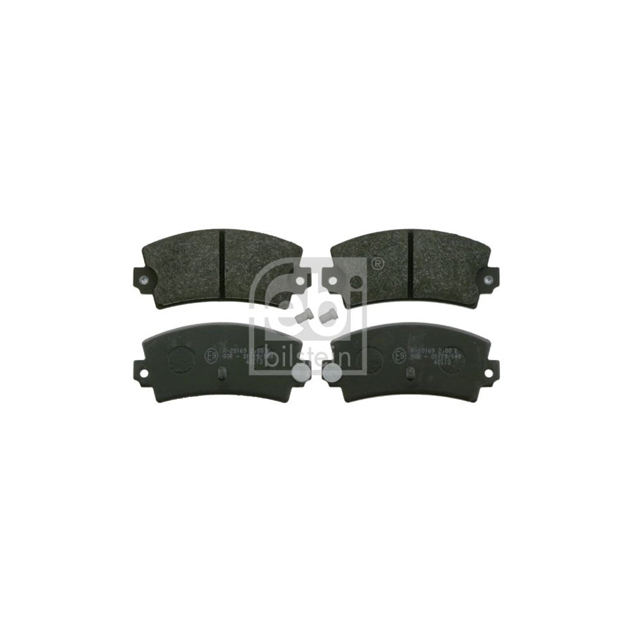 Febi Bilstein 16407 Brake Pad Set For Renault Espace Rear Axle With Acoustic Wear Warning