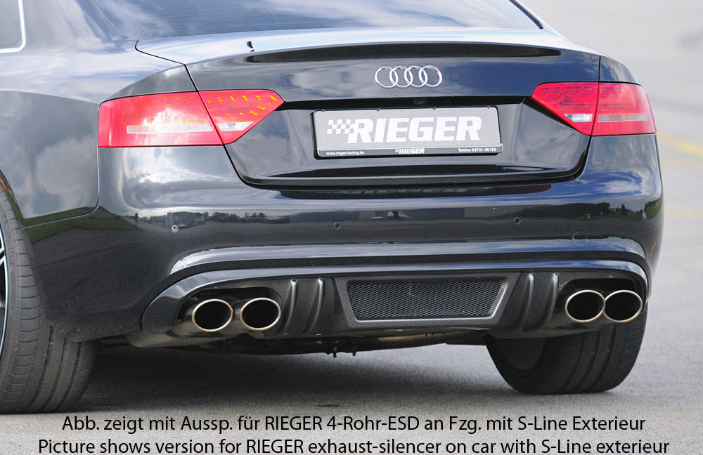 Rieger 00099092 Audi B8 B81 A5 Rear Diffuser