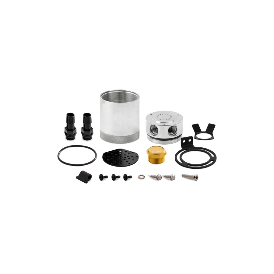 Mishimoto Universal Compact Baffled Oil Catch Can, 2-Port