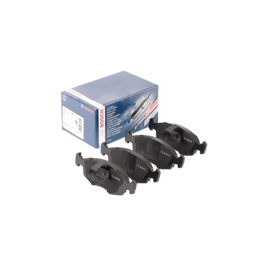Bosch 0986424554 Brake Pad Set With Anti Squeak Plate With Mounting Manual BP303