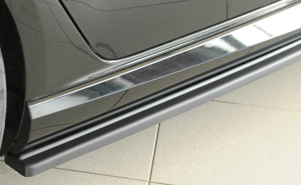Rieger 00056815 Audi 8V RS3 Right Side Skirt Splitter - Matte Black