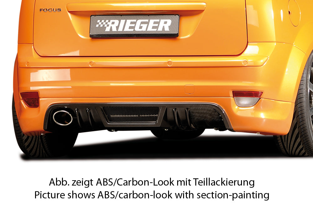 Rieger 00099107 Ford Focus 2 Rear Diffuser