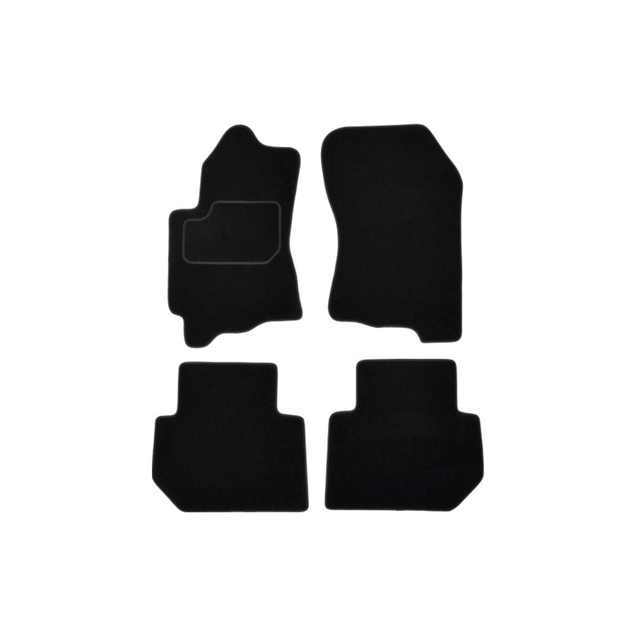 MAMMOOTH Tailored A041 SUB10 PRM 01 Floor mat set for SUBARU Tribeca (B9) Textile, Front and Rear, Quantity: 4, Black