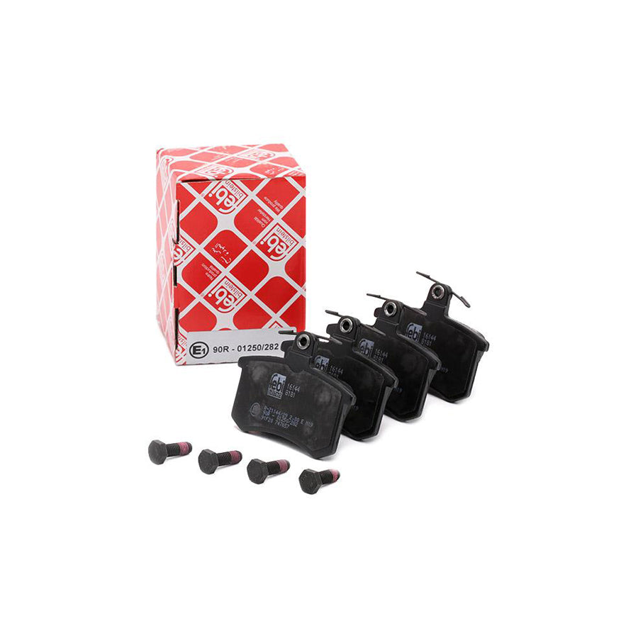 Febi Bilstein 16144 Brake Pad Set Rear Axle Excl Wear Warning Contact With Bolts Screws