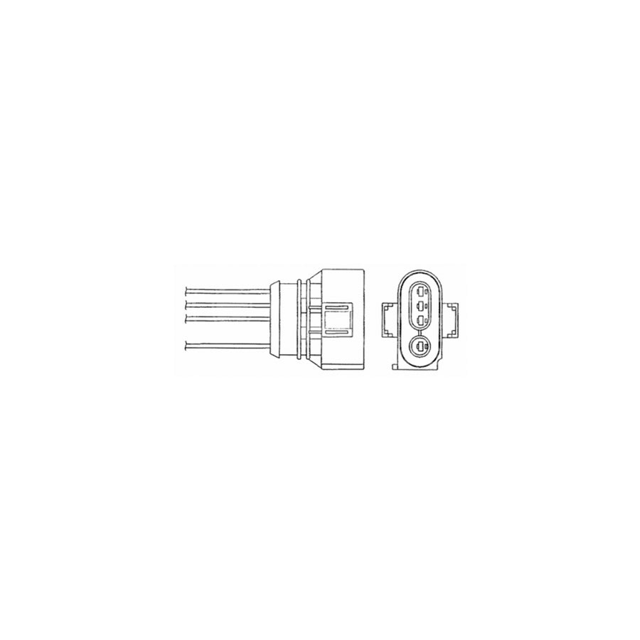 NTK Lambda Sensor / O2 Sensor (NGK 96145) - OZA457-EE25