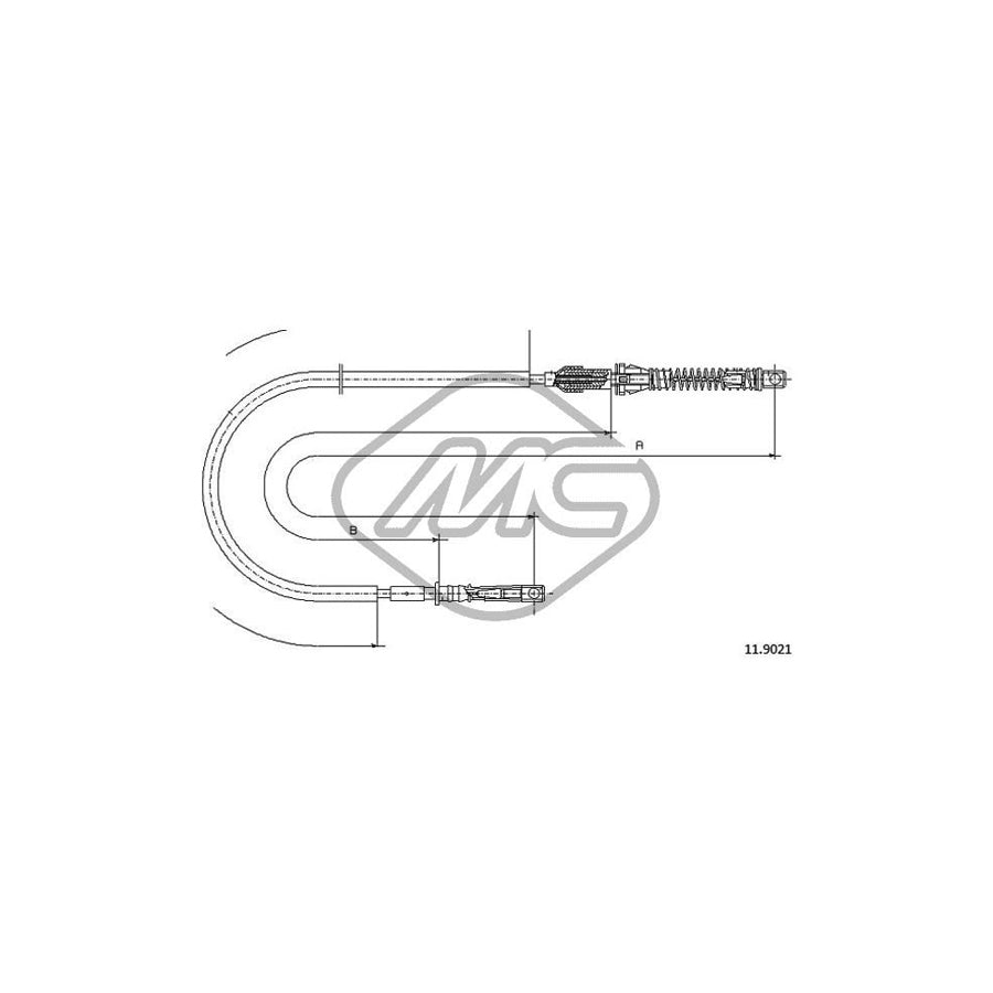 Metalcaucho 81918 Throttle Cable for FORD SIERRA | Duco Car Parts UK Car Parts