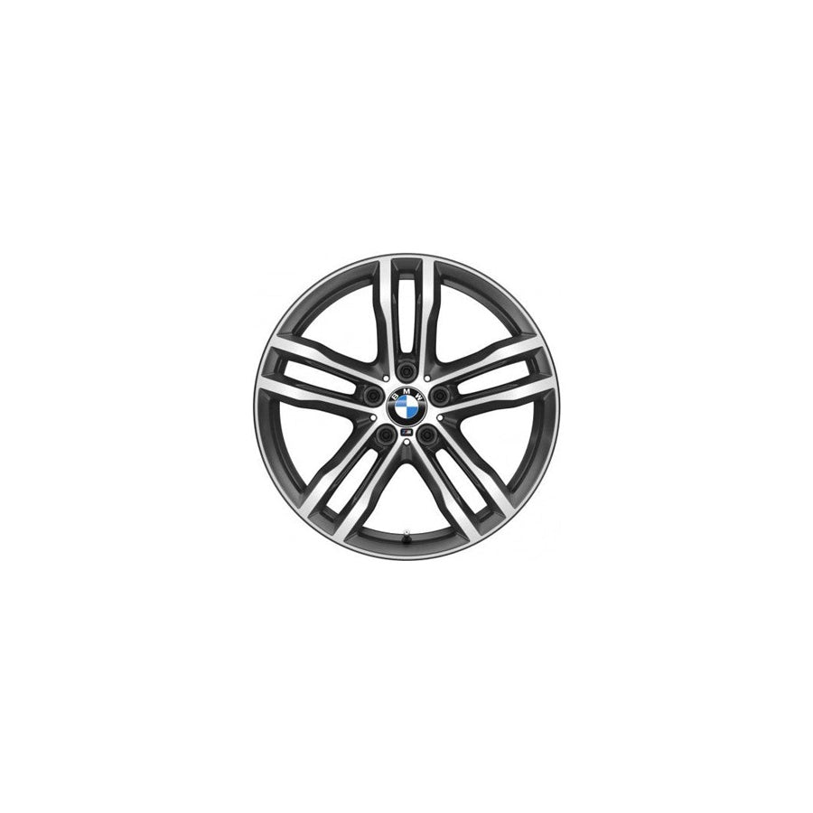 Genuine BMW F30 F31 F32 F36 Orbitgrey Light Alloy 5 Spoke 19' Rear Wheel (Inc. 335i, 340i, 430ix & 440ix)