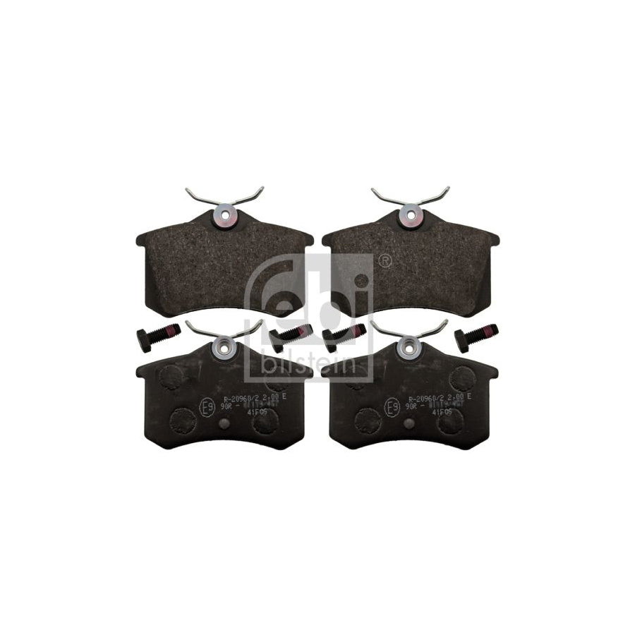 Febi Bilstein 116099 Brake Pad Set For Lancia Delta I 831 Rear Axle With Bolts Screws