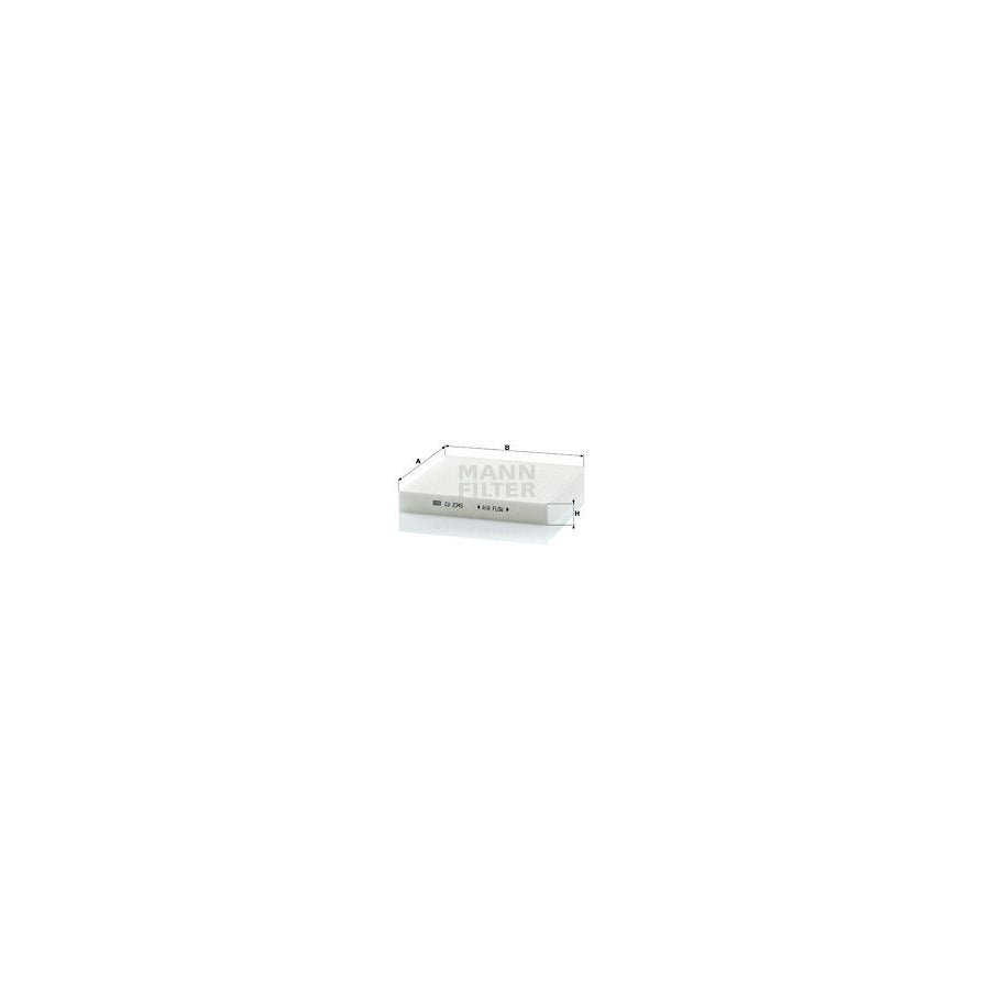 MANN-FILTER CU 2345 Pollen filter Particulate Filter