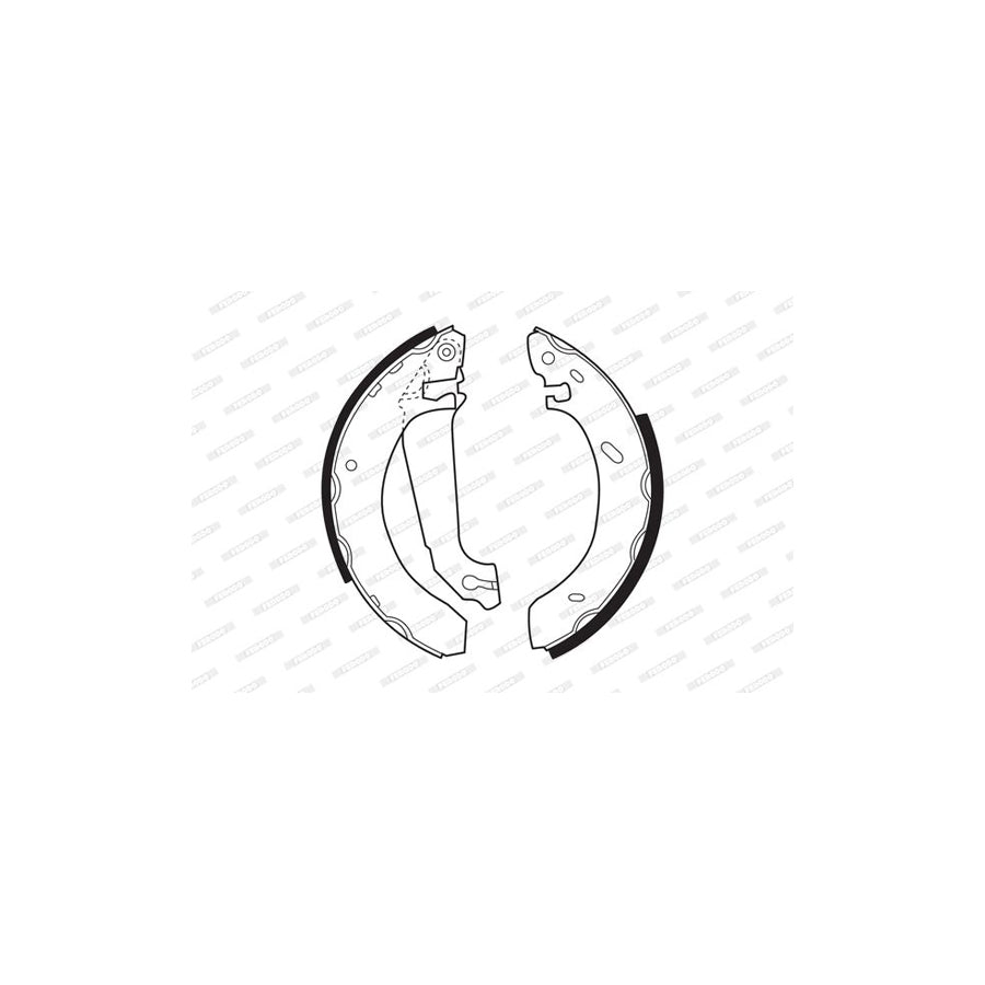 FERODO PREMIER FSB296 Brake Shoe Set