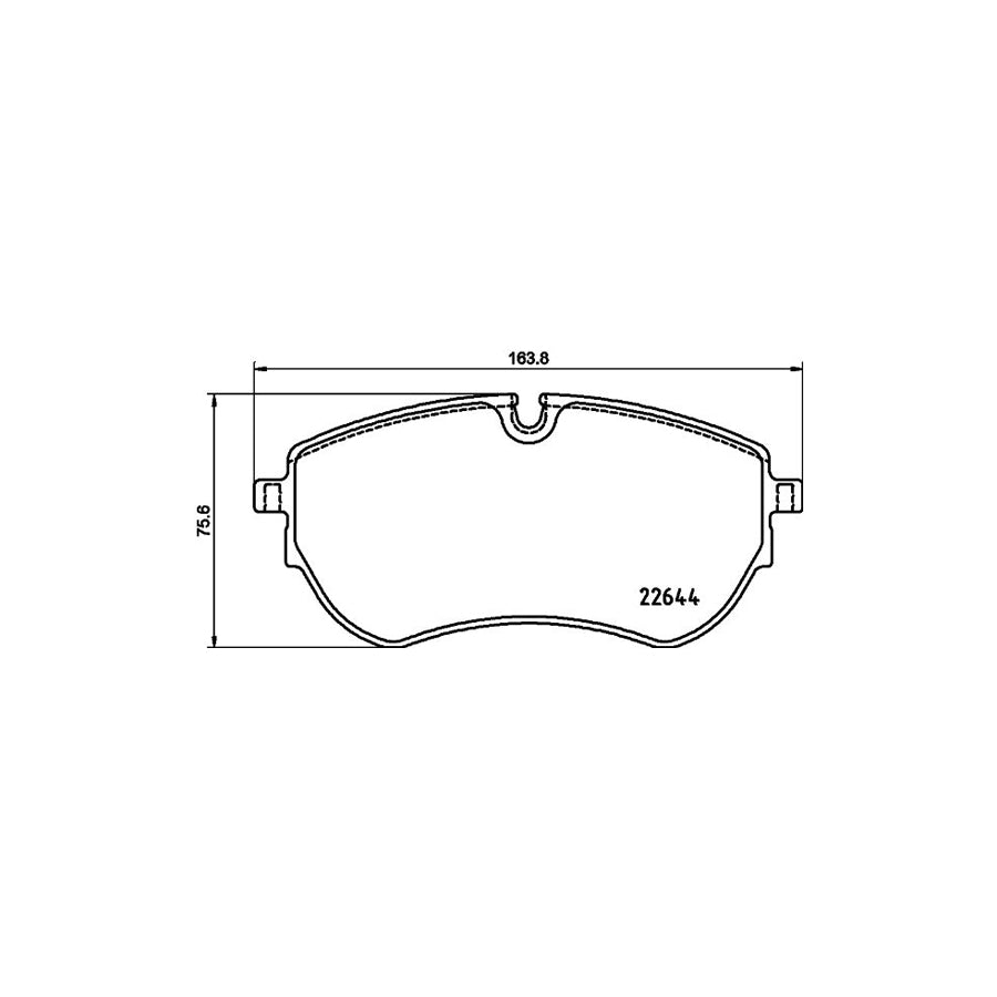 Hella 8DB 355 037 731 Brake Pad Set For Vw Amarok With Brake Caliper Screws With Accessories