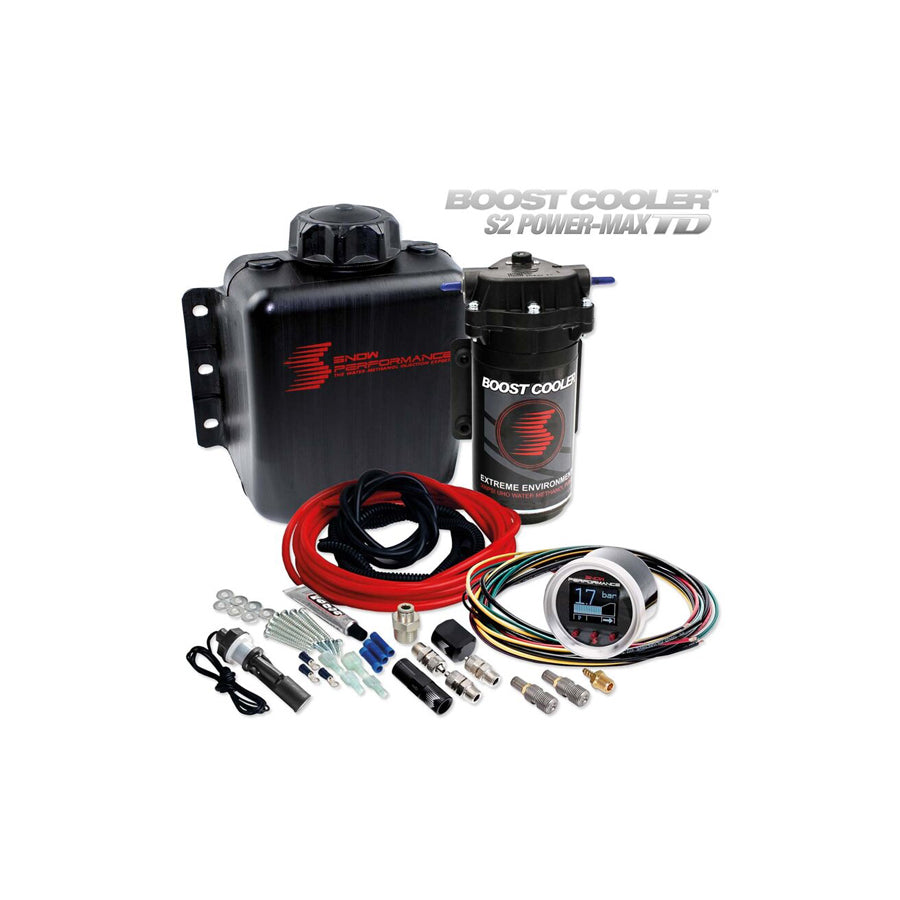 Snow Performance Universal Turbodiesel Boost Cooler Stage 2E TD Power-Max Water Methanol Injection Kit