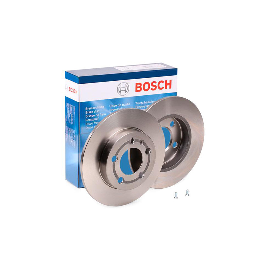 BOSCH 0 986 478 481 Brake Disc Solid Oiled with bolts screws